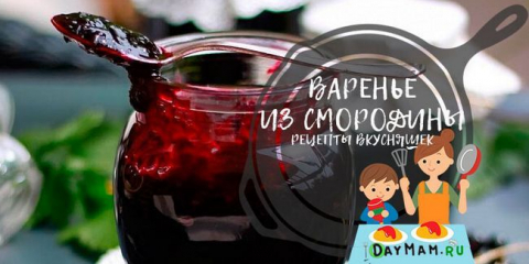 Džem z černého rybízu na zimu - jednoduché recepty